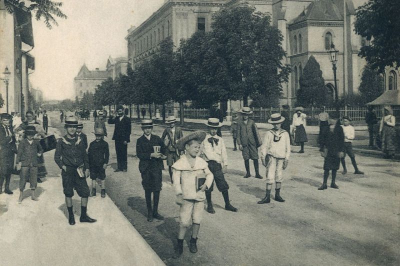 Kukovićeva ulica (današnja Hebrangova) 1910-ih. godina B